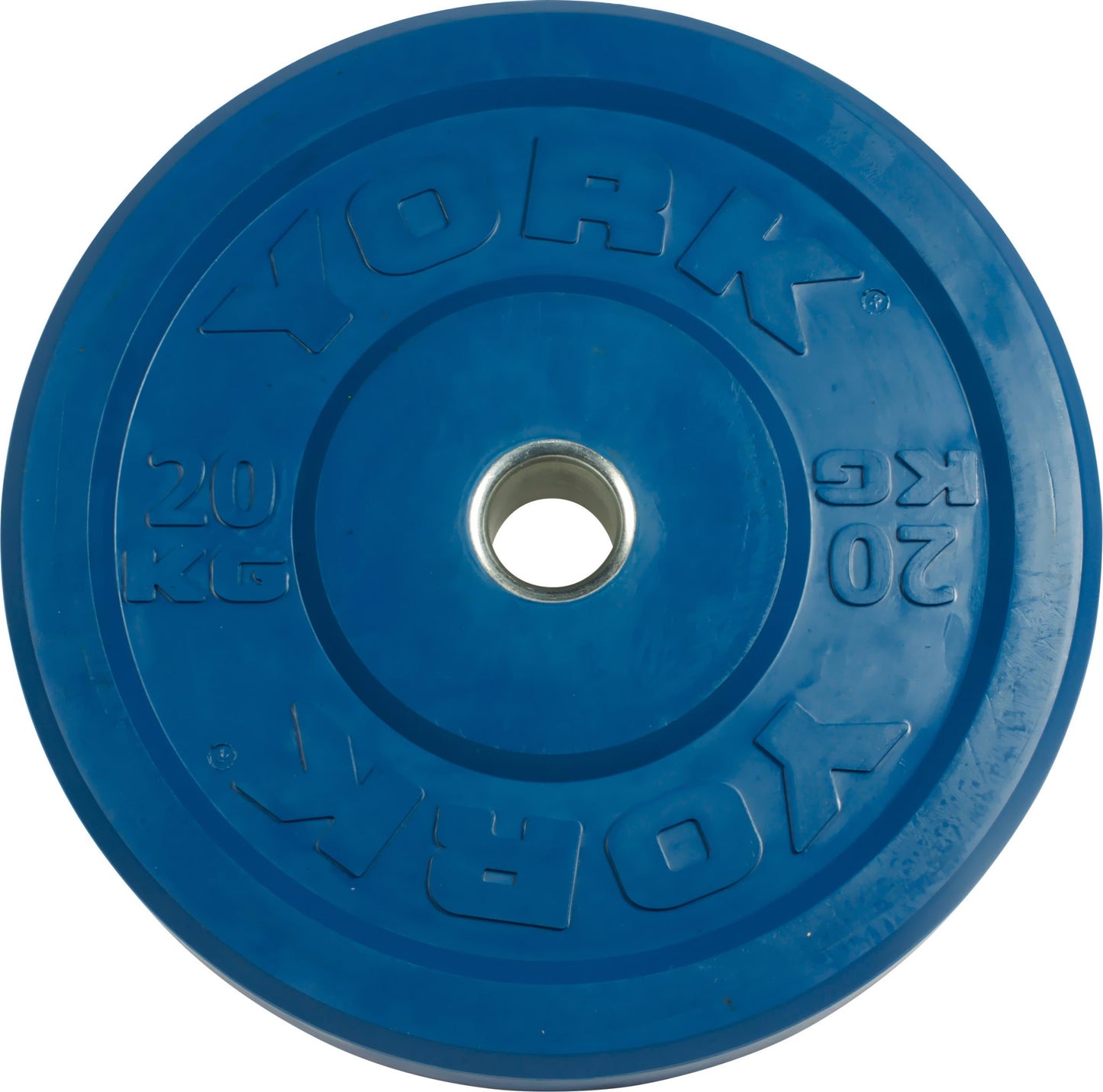 York Barbell Rubber Training Bumper Plate (Color, Metric)