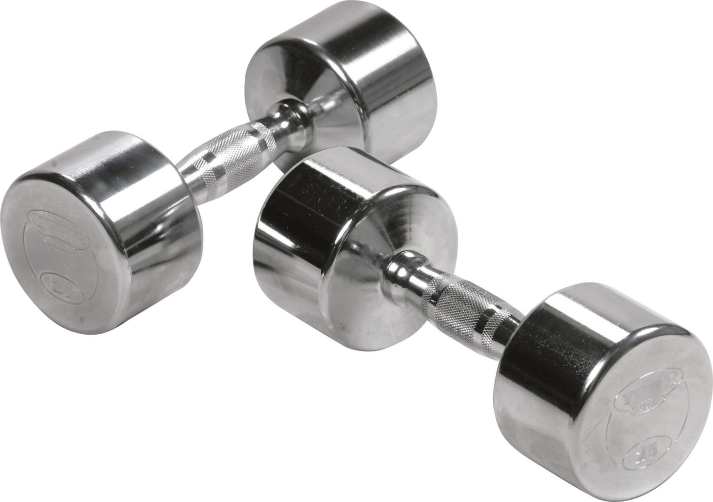 York Barbell Chrome Dumbbell 2.5 - 50 lb