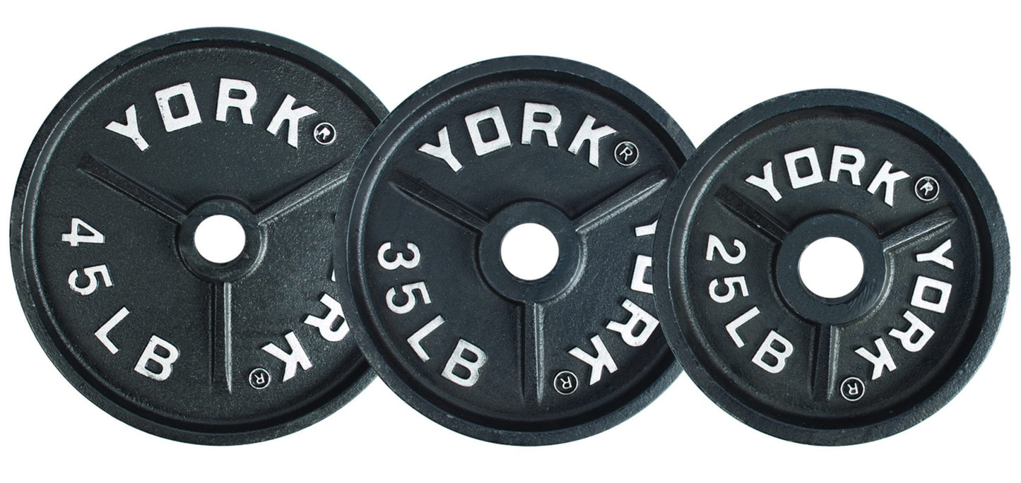 York Barbell 2″ Deep Dish Olympic Weight Plates