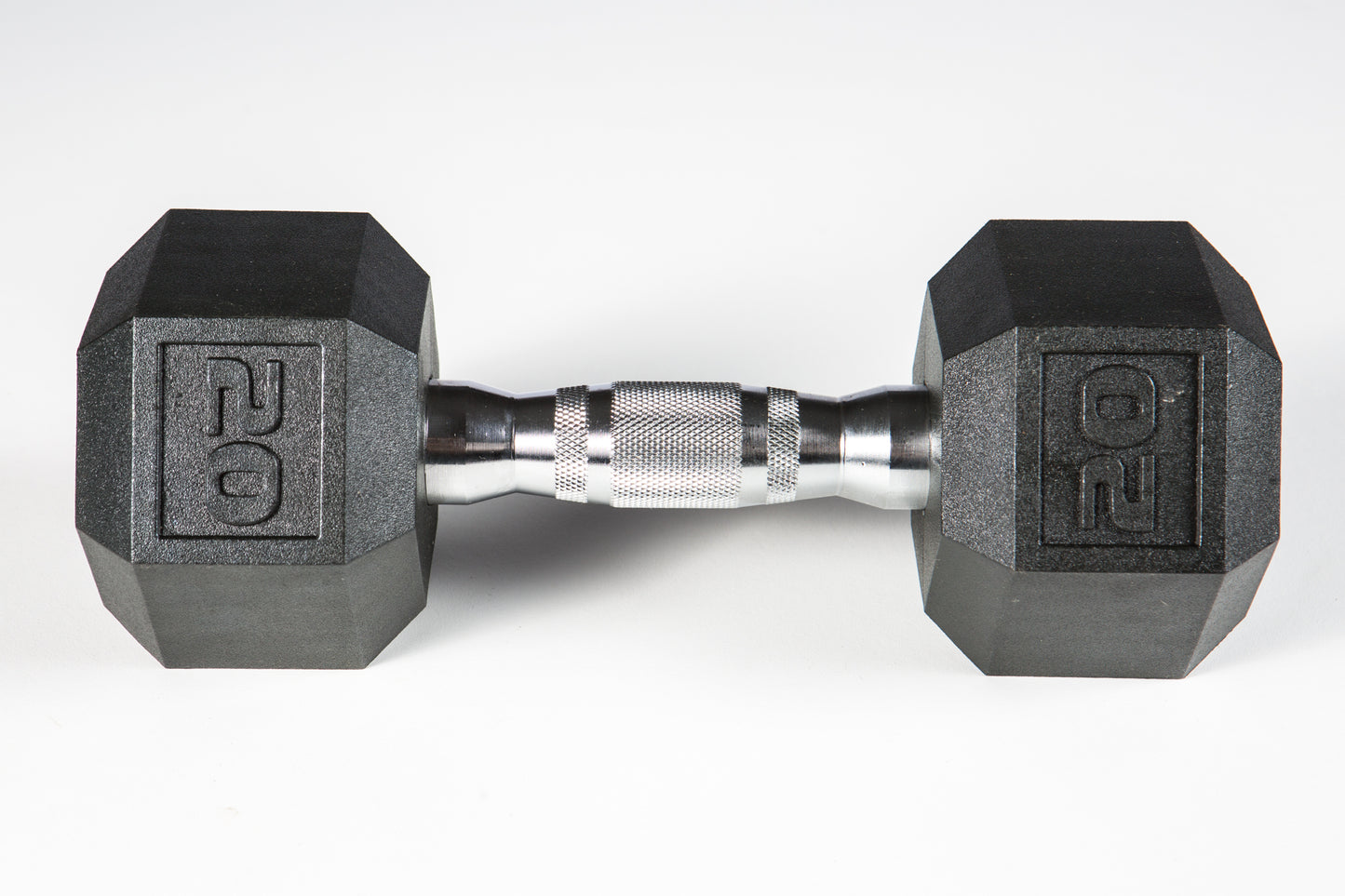 York Barbell PVC Hex Dumbbell – Chrome Ergo Handle 5 - 50 lb