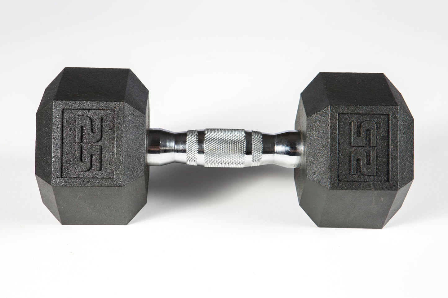 York Barbell PVC Hex Dumbbell – Chrome Ergo Handle 5 - 50 lb