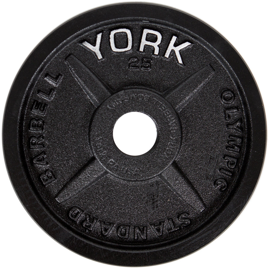 York Barbell 2″ Legacy Cast Iron Precision Milled Olympic Plate