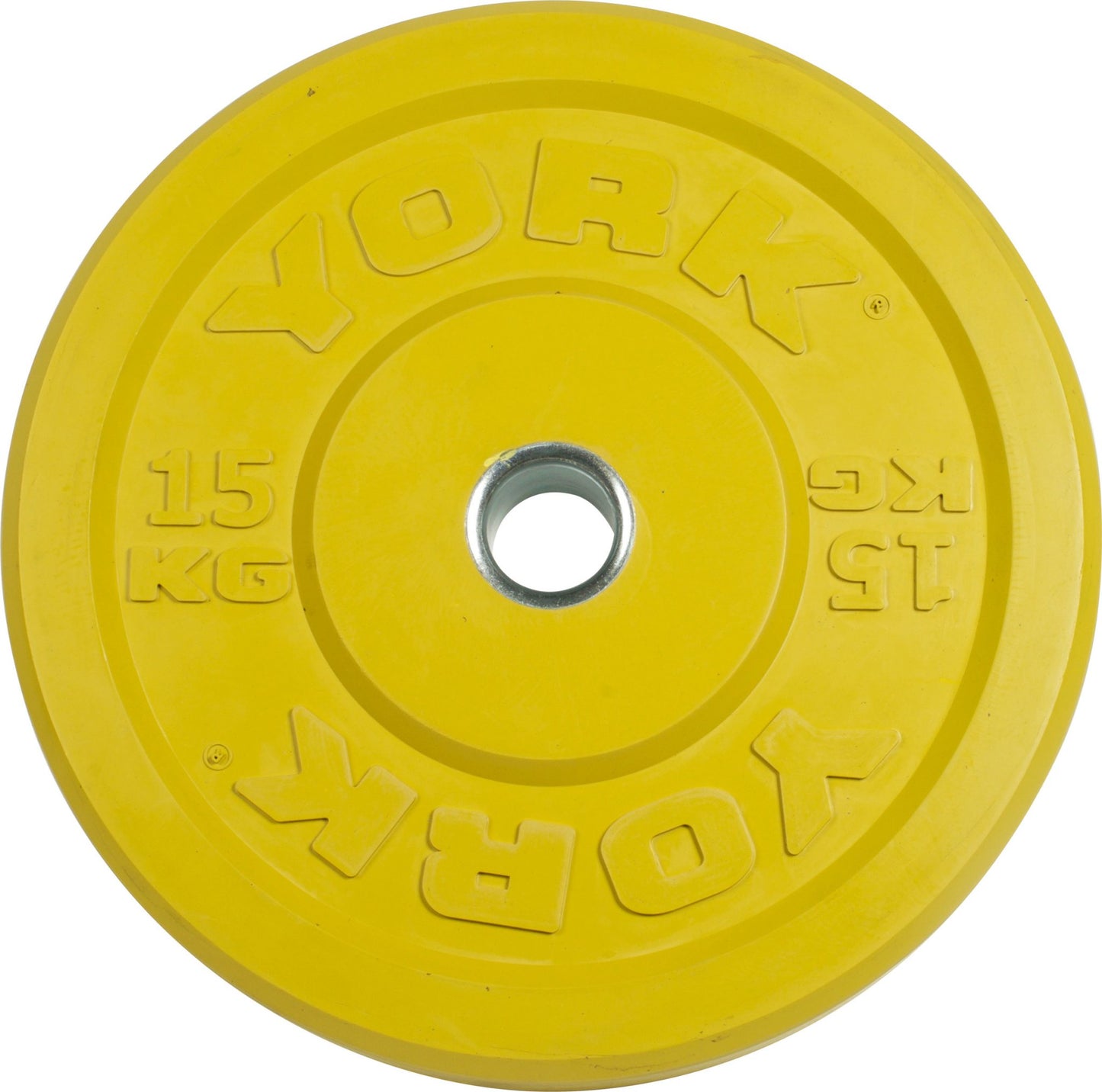 York Barbell Rubber Training Bumper Plate (Color, Metric)