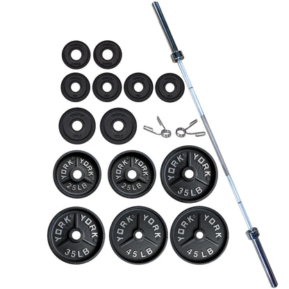 York Barbell Deep Dish Olympic Weight Plate Set