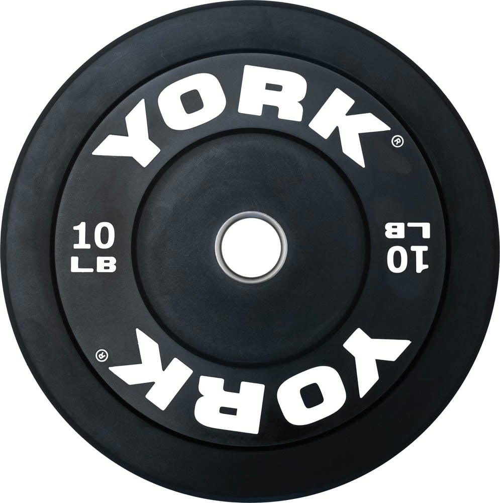 York Barbell Rubber Training Bumper Plate