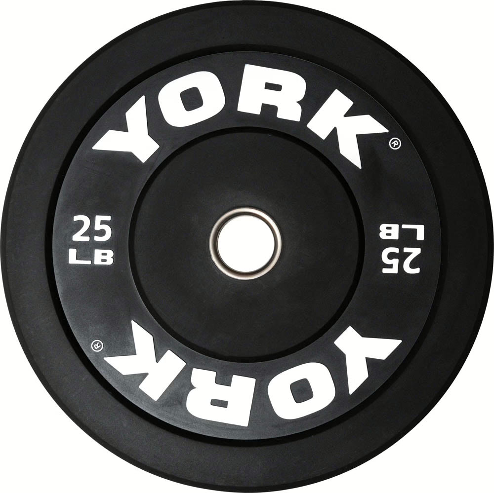 York Barbell Rubber Training Bumper Plate