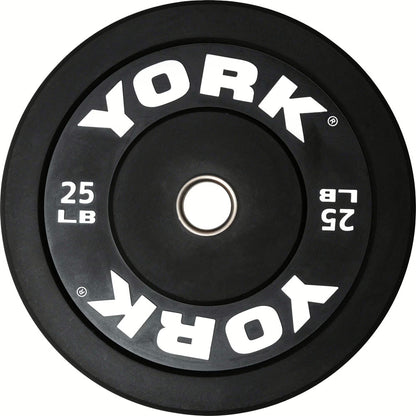 York Barbell Rubber Training Bumper Plate