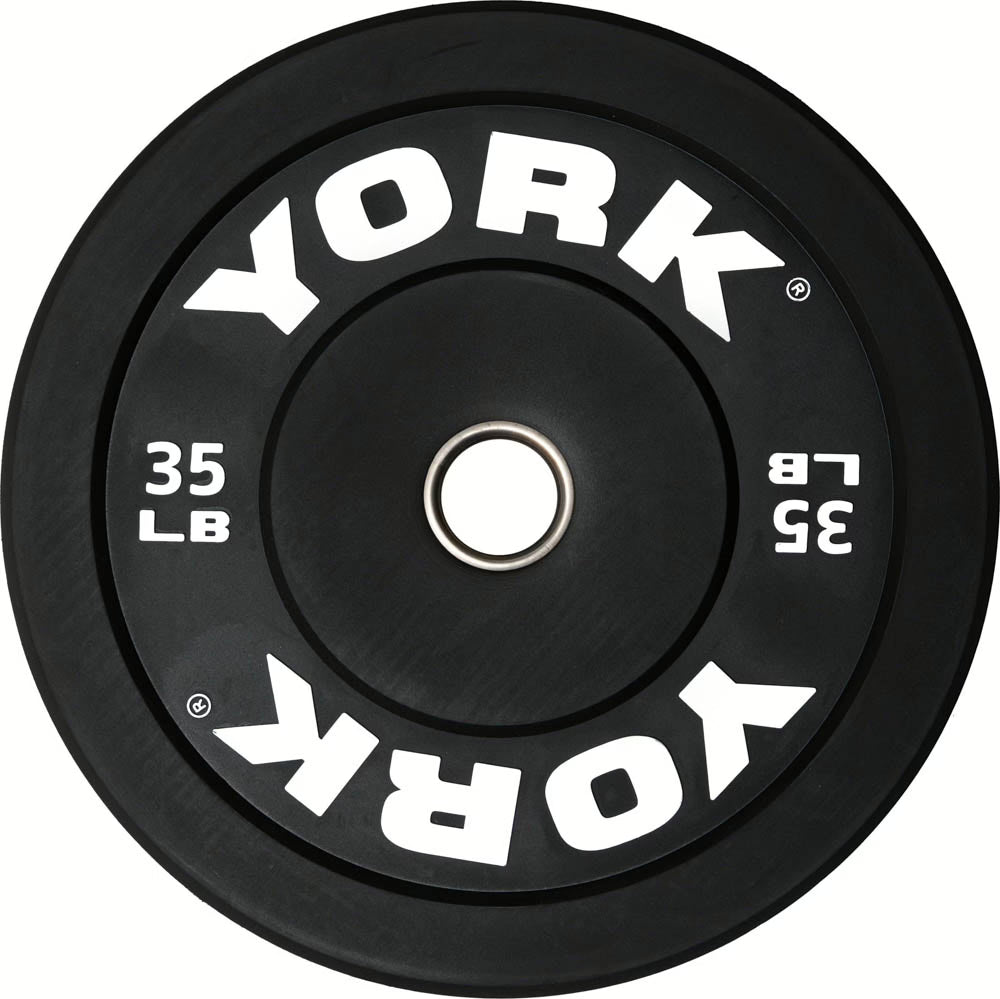 York Barbell Rubber Training Bumper Plate