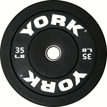 York Barbell Rubber Training Bumper Plate