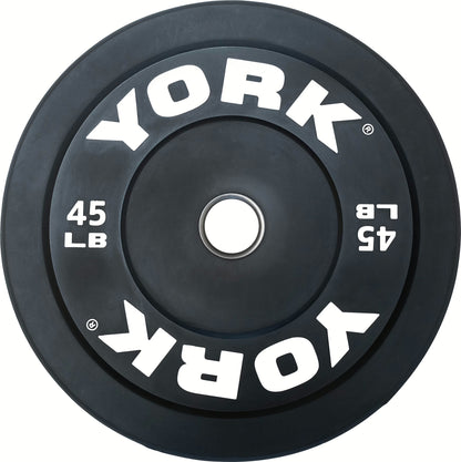 York Barbell Rubber Training Bumper Plate