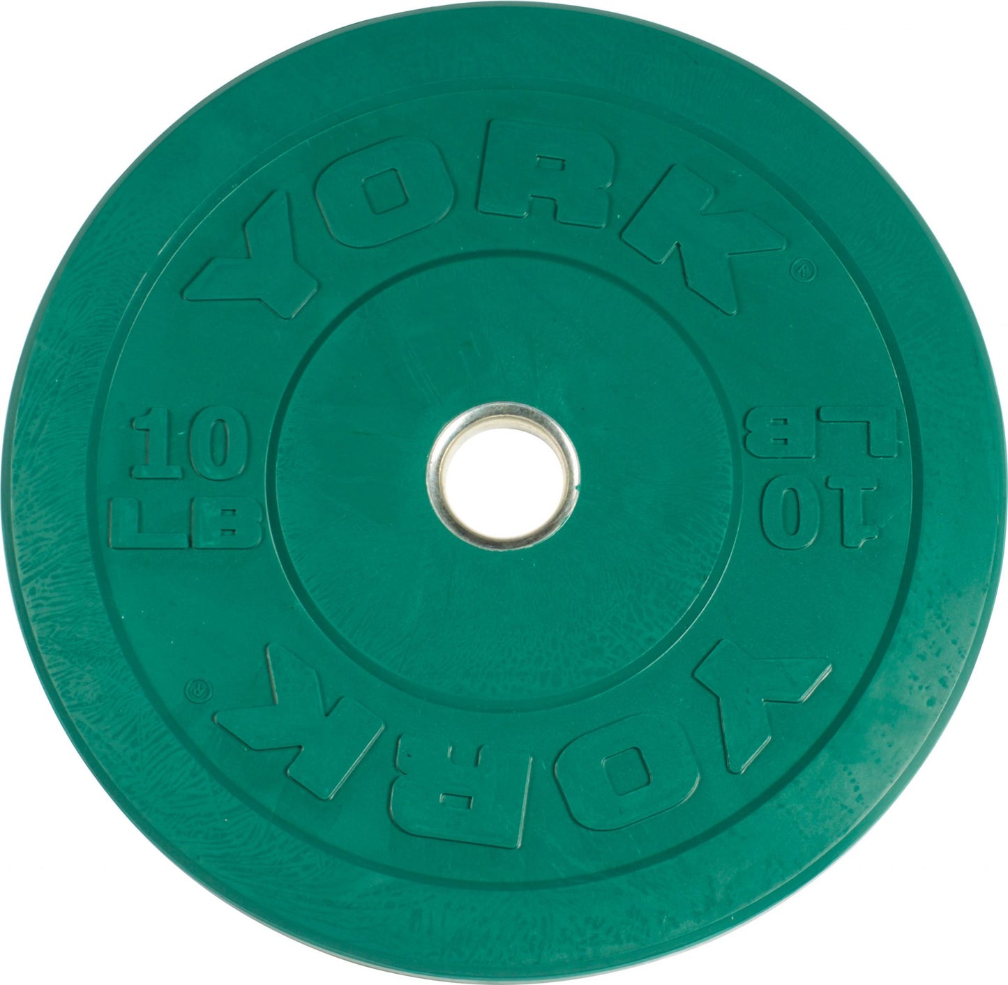 York Barbell Rubber Training Bumper Plate (Color)
