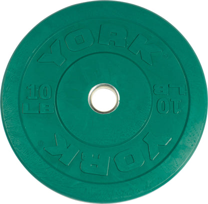York Barbell Rubber Training Bumper Plate (Color)