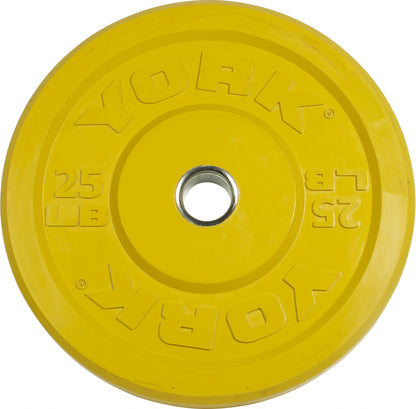 York Barbell Rubber Training Bumper Plate (Color)