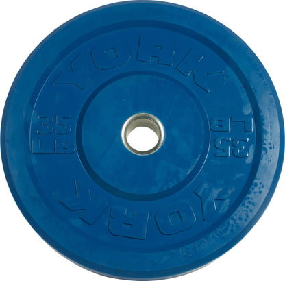 York Barbell Rubber Training Bumper Plate (Color)