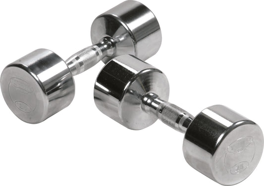 York Barbell Chrome Dumbbell 2.5 - 50 lb