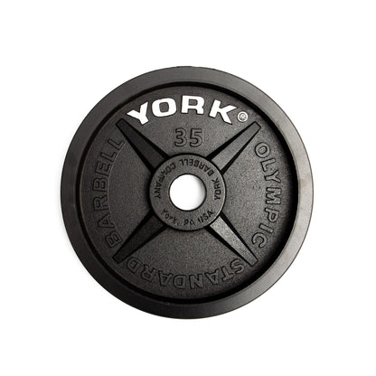 York Barbell 2″ Legacy Cast Iron Precision Milled Olympic Plate