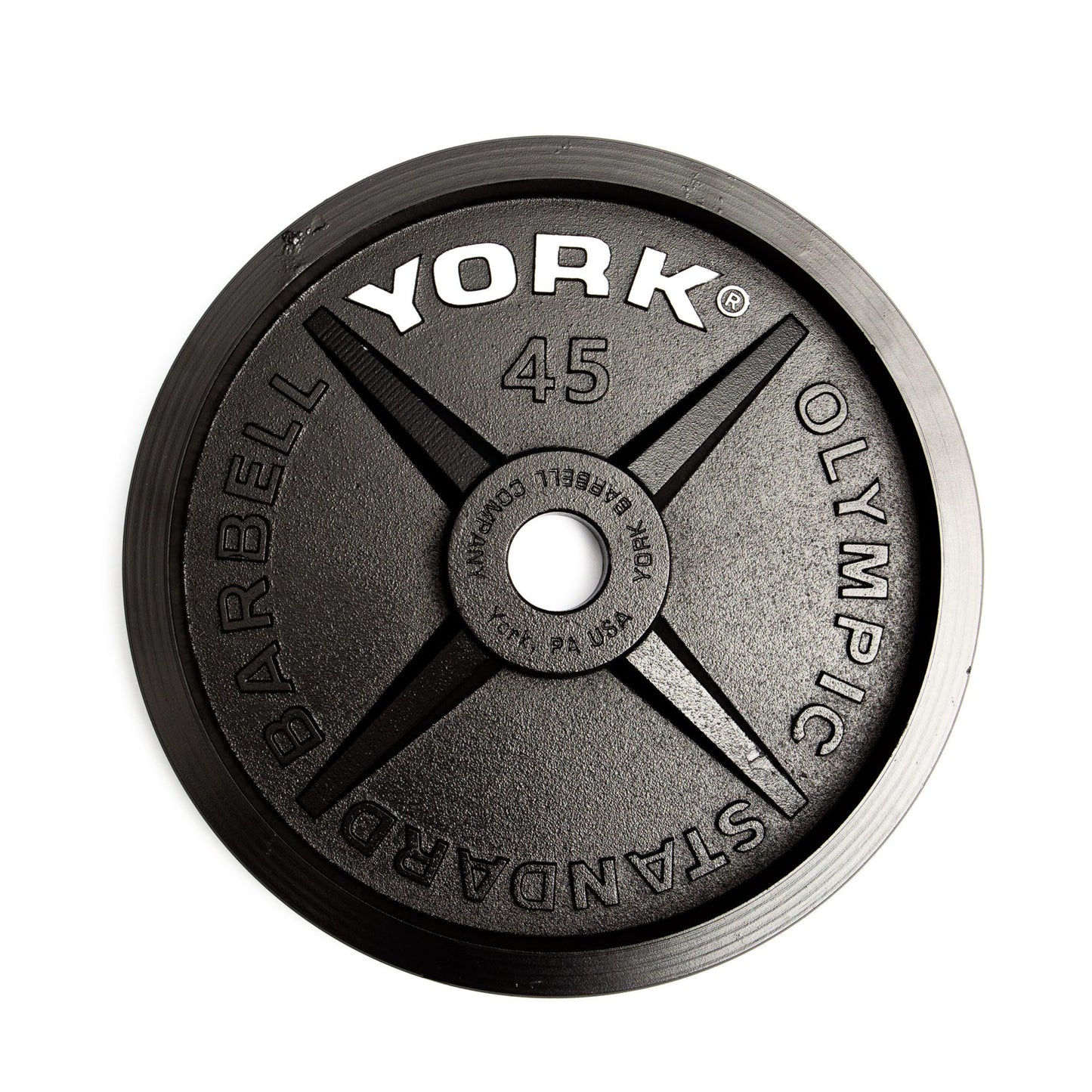 York Barbell 2″ Legacy Cast Iron Precision Milled Olympic Plate