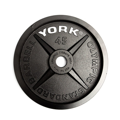 York Barbell 2″ Legacy Cast Iron Precision Milled Olympic Plate
