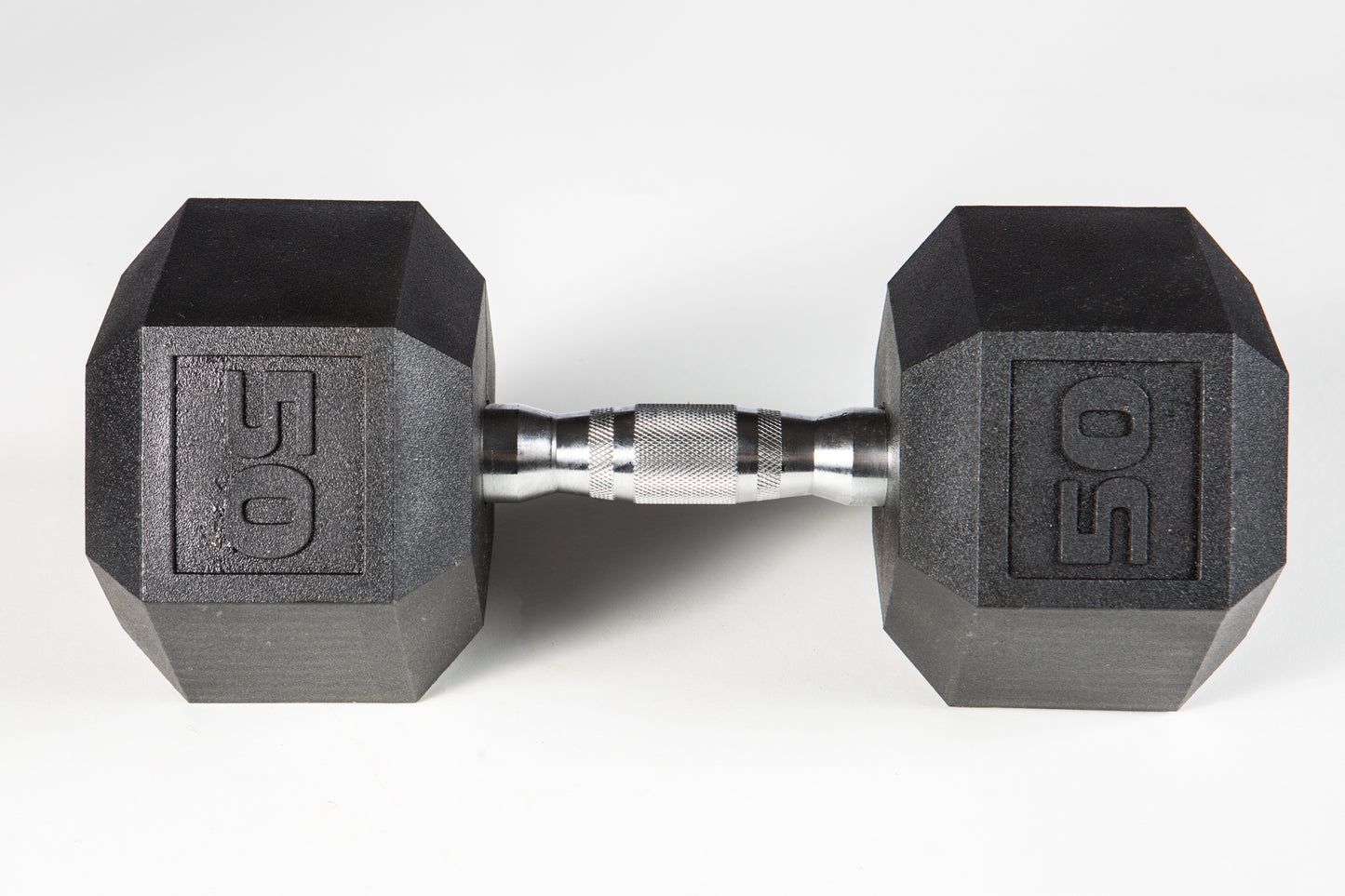 York Barbell PVC Hex Dumbbell – Chrome Ergo Handle 5 - 50 lb