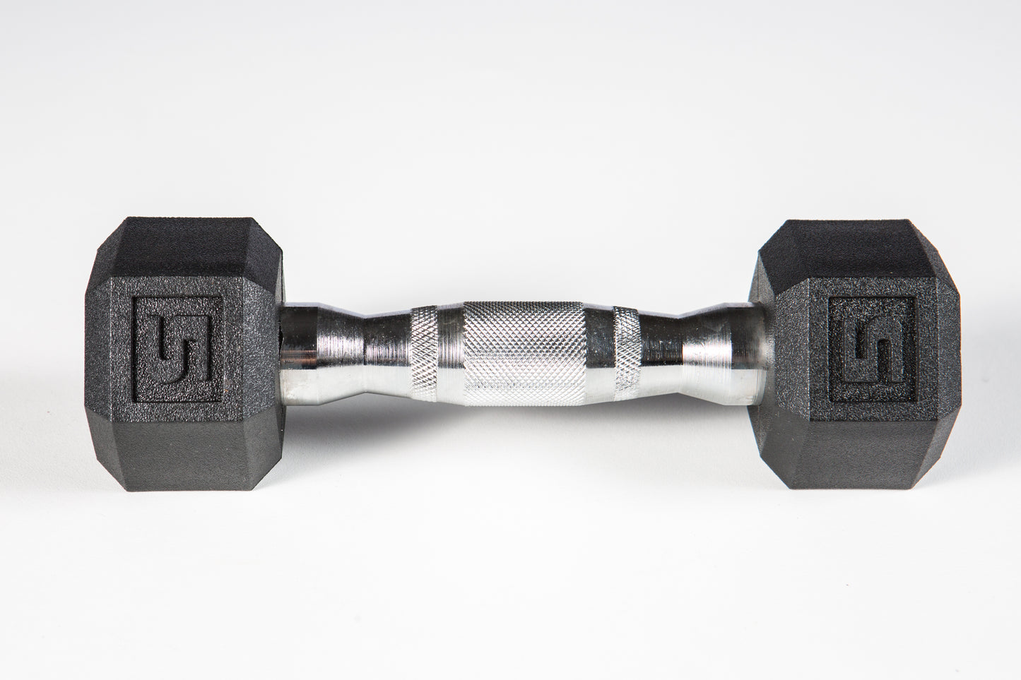 York Barbell PVC Hex Dumbbell – Chrome Ergo Handle 5 - 50 lb