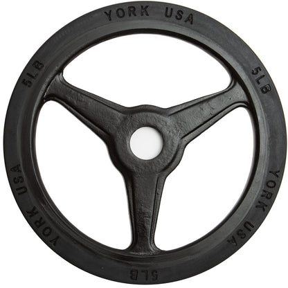 York Barbell Bumper Grip Plate (Color)