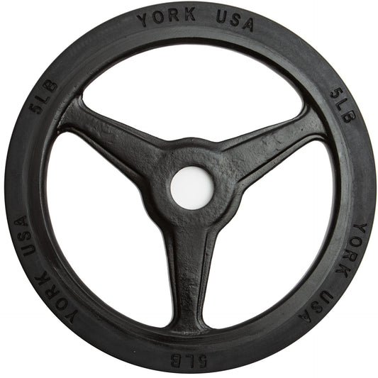 York Barbell Bumper Grip Plate (Color)
