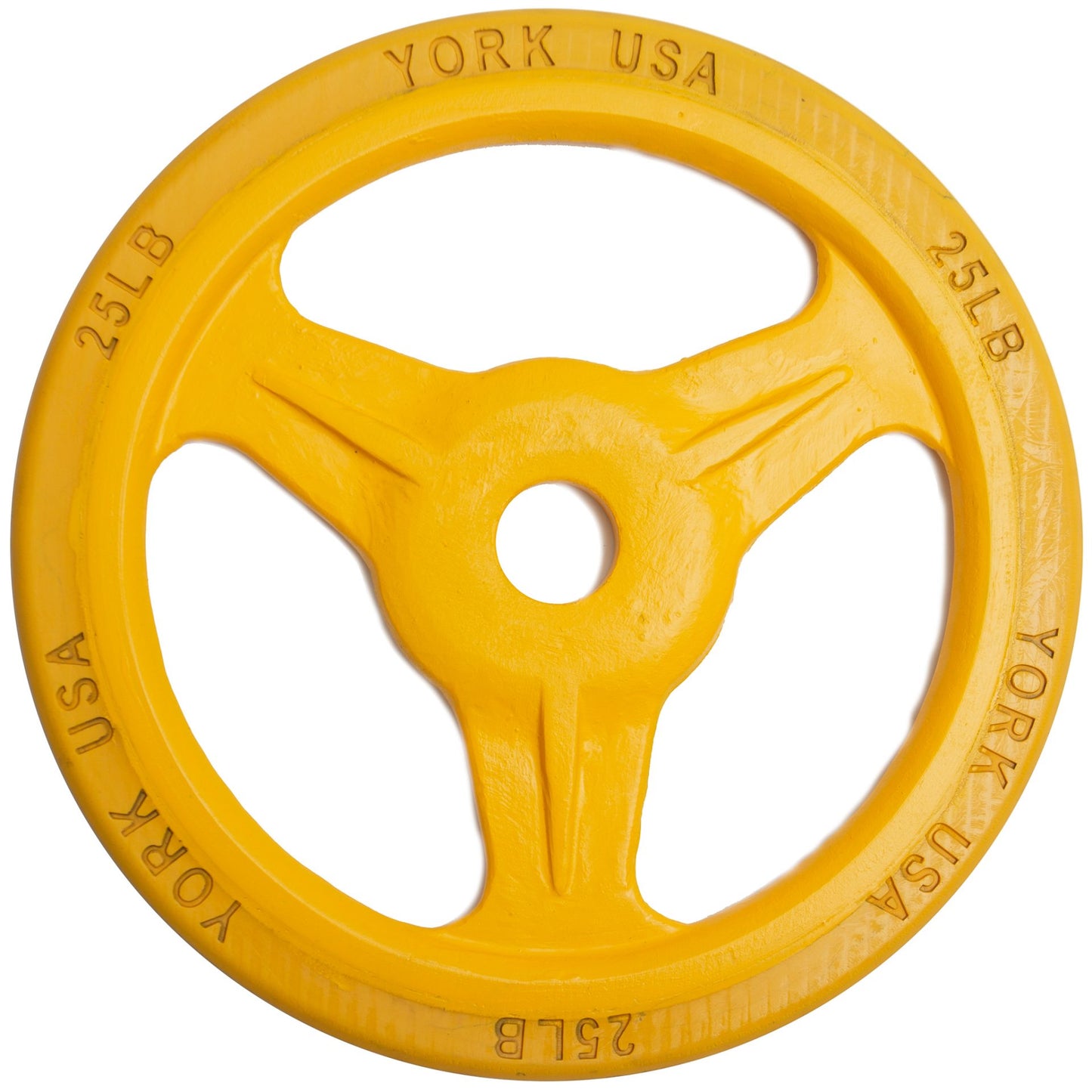 York Barbell Bumper Grip Plate (Color)