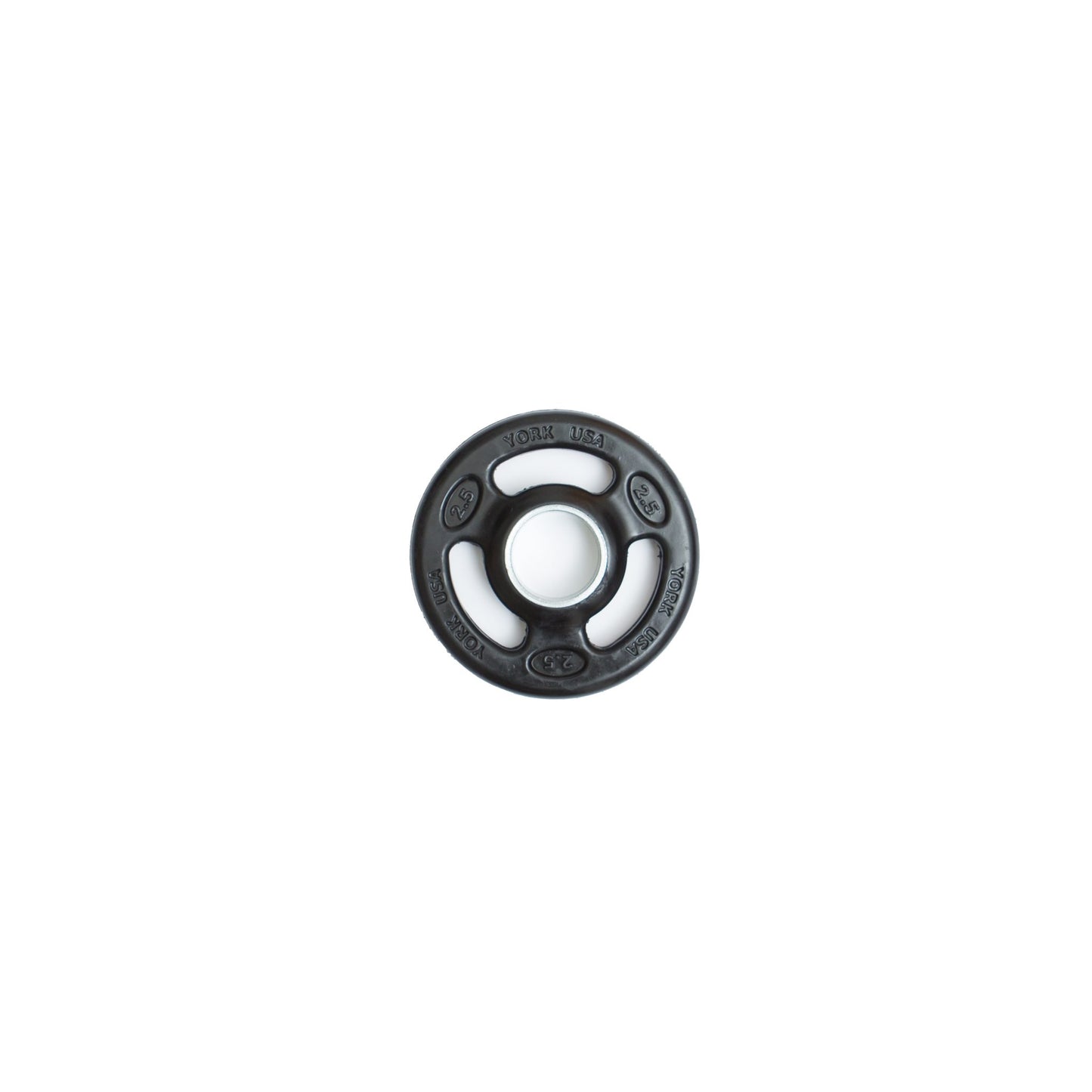 York Barbell 2″ Iso-Grip Rubber Encased Steel Olympic Plate