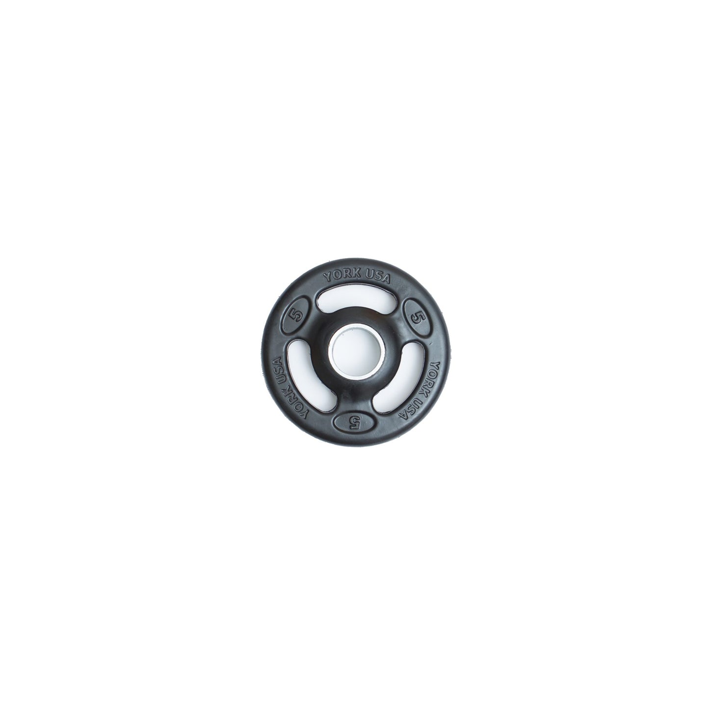 York Barbell 2″ Iso-Grip Rubber Encased Steel Olympic Plate