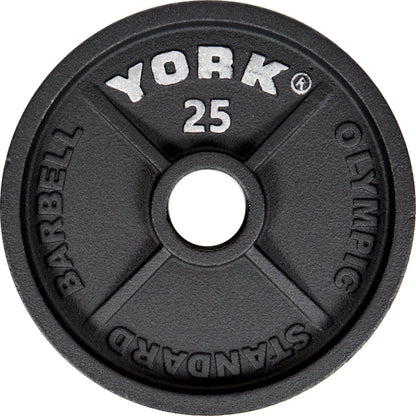 York Barbell 2″ Cast Iron Olympic Weight Plate