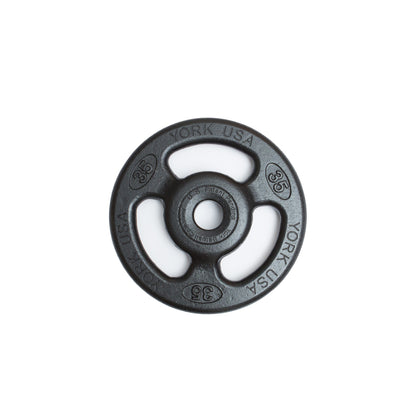 York Barbell 2″ Iso-Grip Steel Olympic Plate