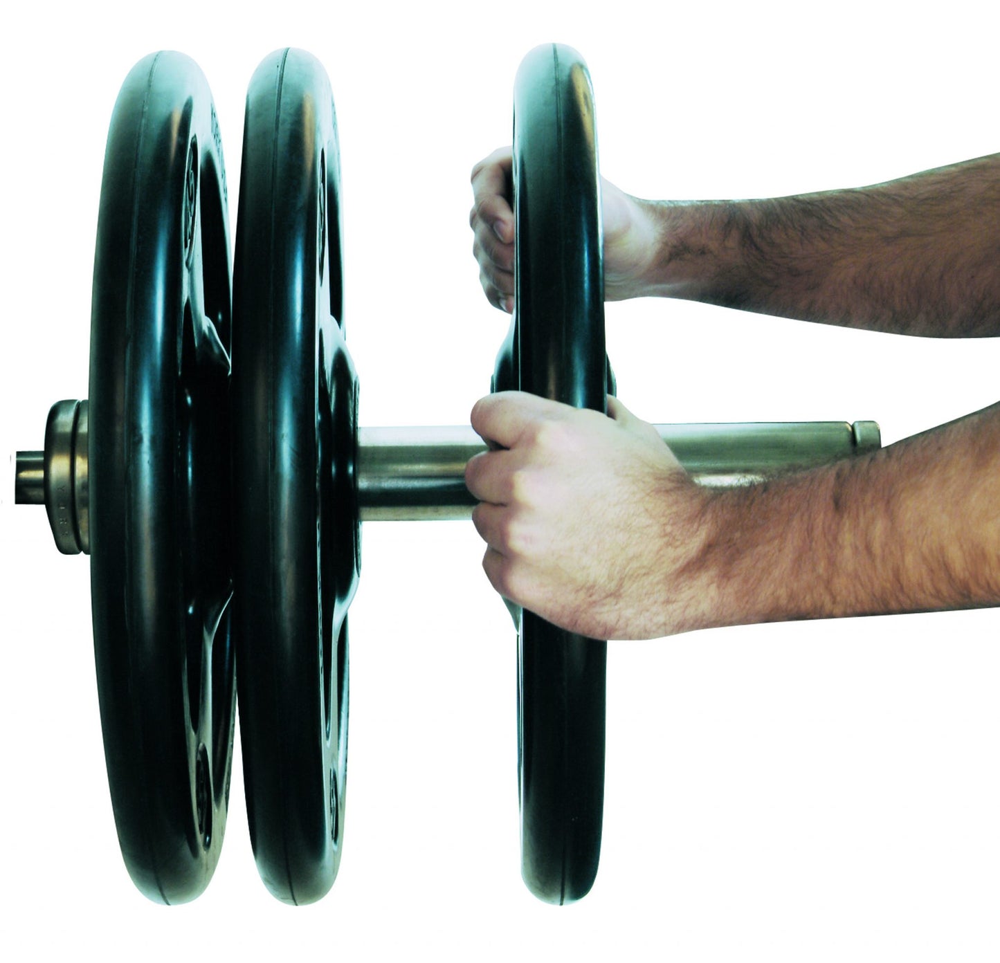 York Barbell Iso-Grip Steel Olympic Plate Set