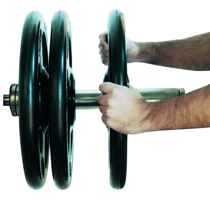 York Barbell Iso-Grip Steel Olympic Plate Set