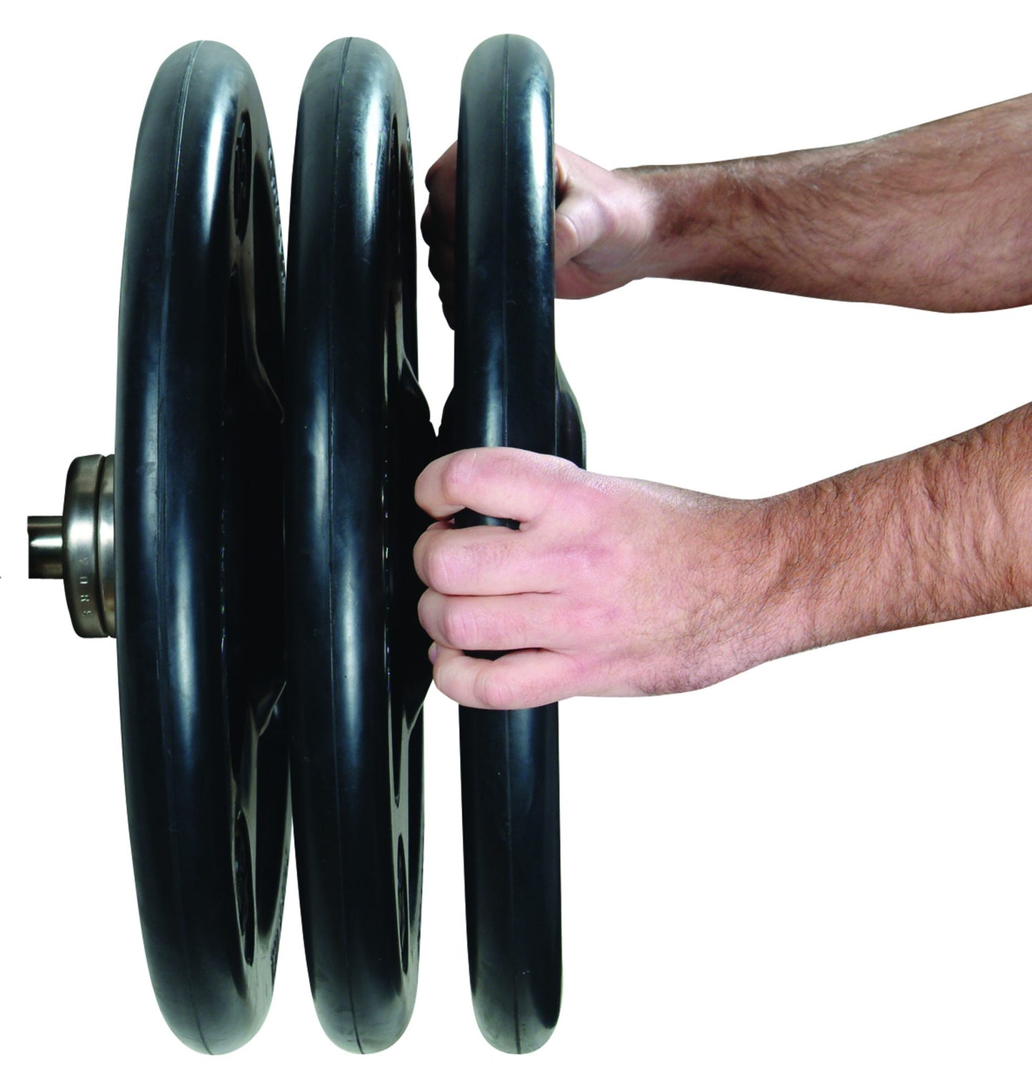 York Barbell Iso-Grip Steel Olympic Plate Set