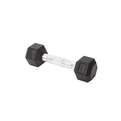 York Barbell Rubber Hex Dumbbell 2.5 - 125 lb
