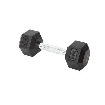 York Barbell Rubber Hex Dumbbell 2.5 - 125 lb
