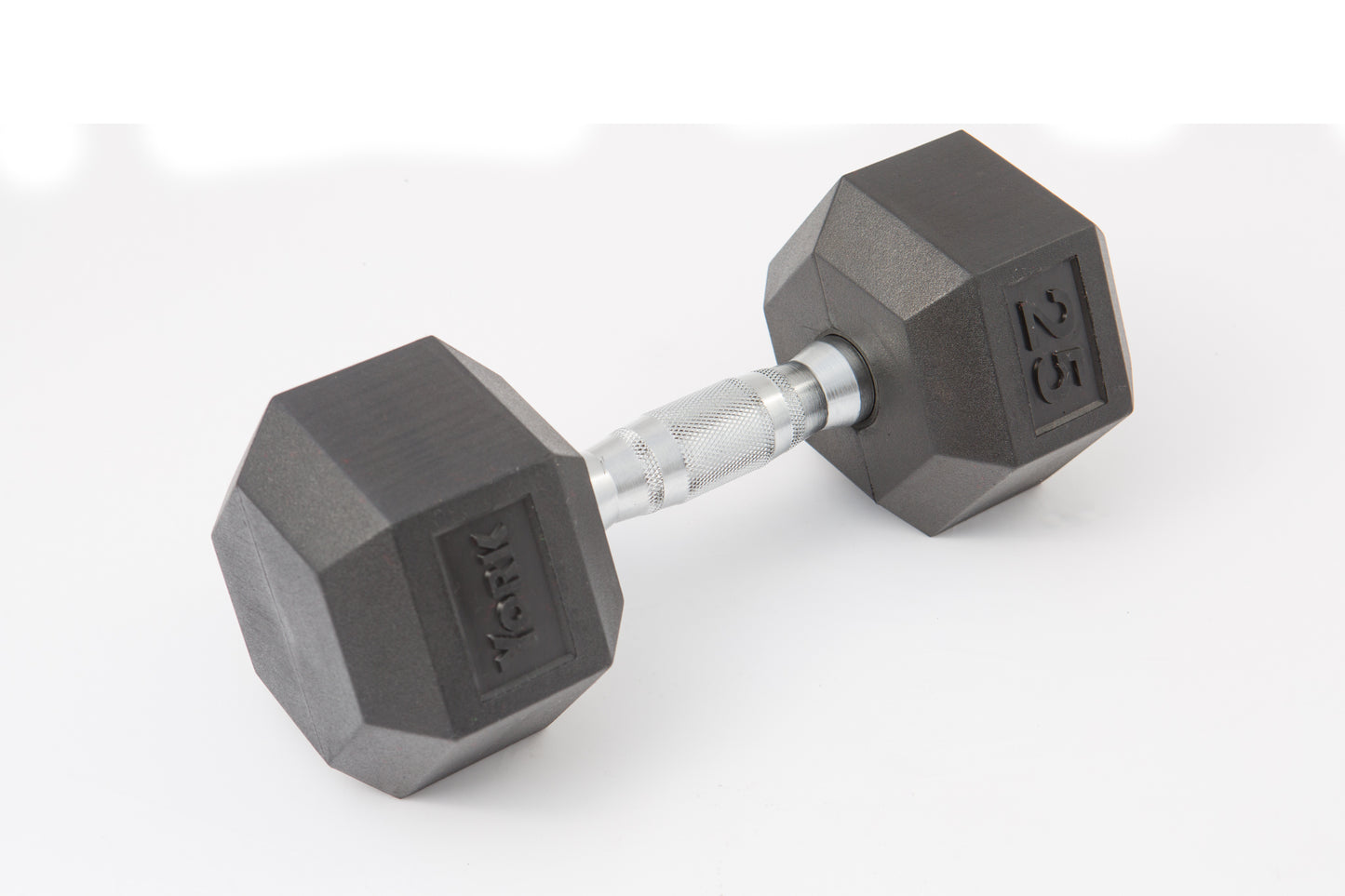 York Barbell Rubber Hex Dumbbell 2.5 - 125 lb